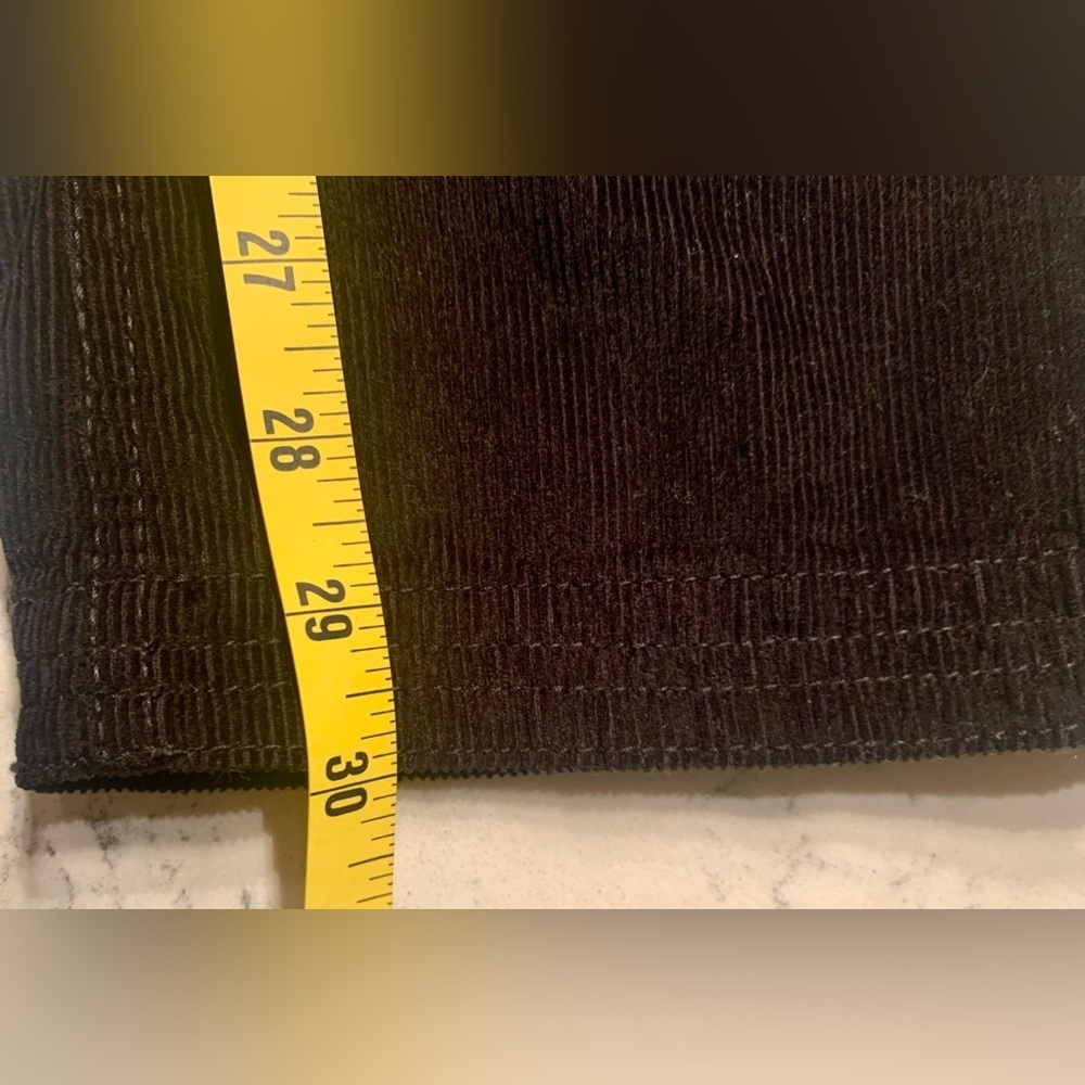 BDG Black Corduroy Pants with Button Accents - SZ 0 - Picture 13 of 13